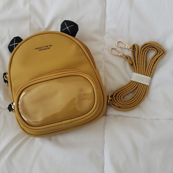 Mustard Yellow Mini Bag With Ears - Picture 5 of 7